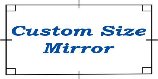 450mm x 550mm (21.654" x 17.717") Glass Teleprompter Mirror Thickness: 1/8"Transparency: 30R/70T